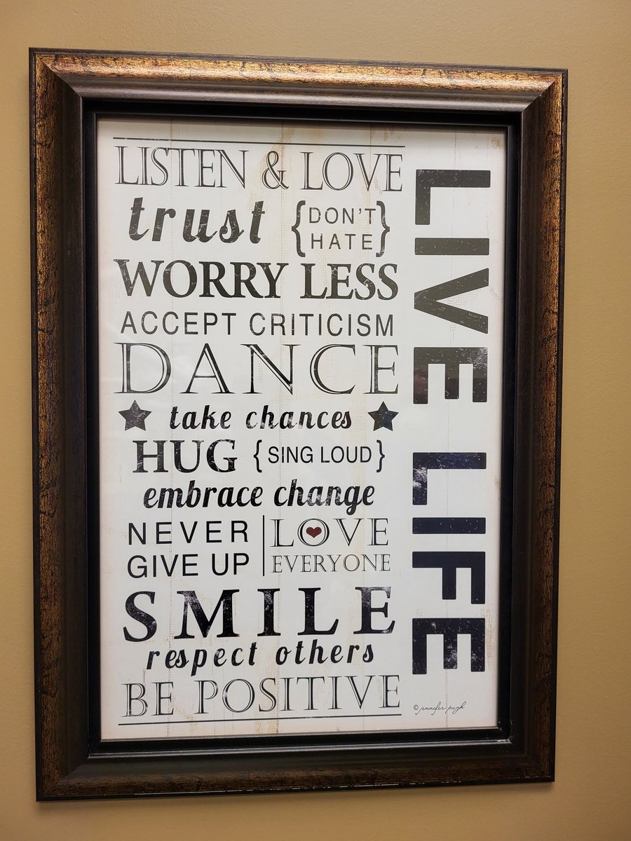SharkawyMD's tweet photo. Thank you Marianne, Dr. Khaled & rest of the staff at Southdown Dental for your great care during my dental cleaning today. The sage advice on the wall is perfectly on point. #ToothBeTold #DentalHealthMatters 🦷 #SmileHighClub 😊 https://t.co/TzYkrkiYrD
