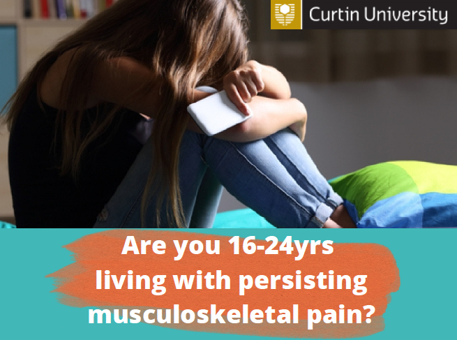 📢📢 young people 16-24yrs in 🇦🇺 living with chronic musculoskeletal pain - our research team would like to engage with you to understand your lived experiences and co-create helpful solutions to support your care. Register interest here: tinyurl.com/bdd257n2 (HRE2022-0588)