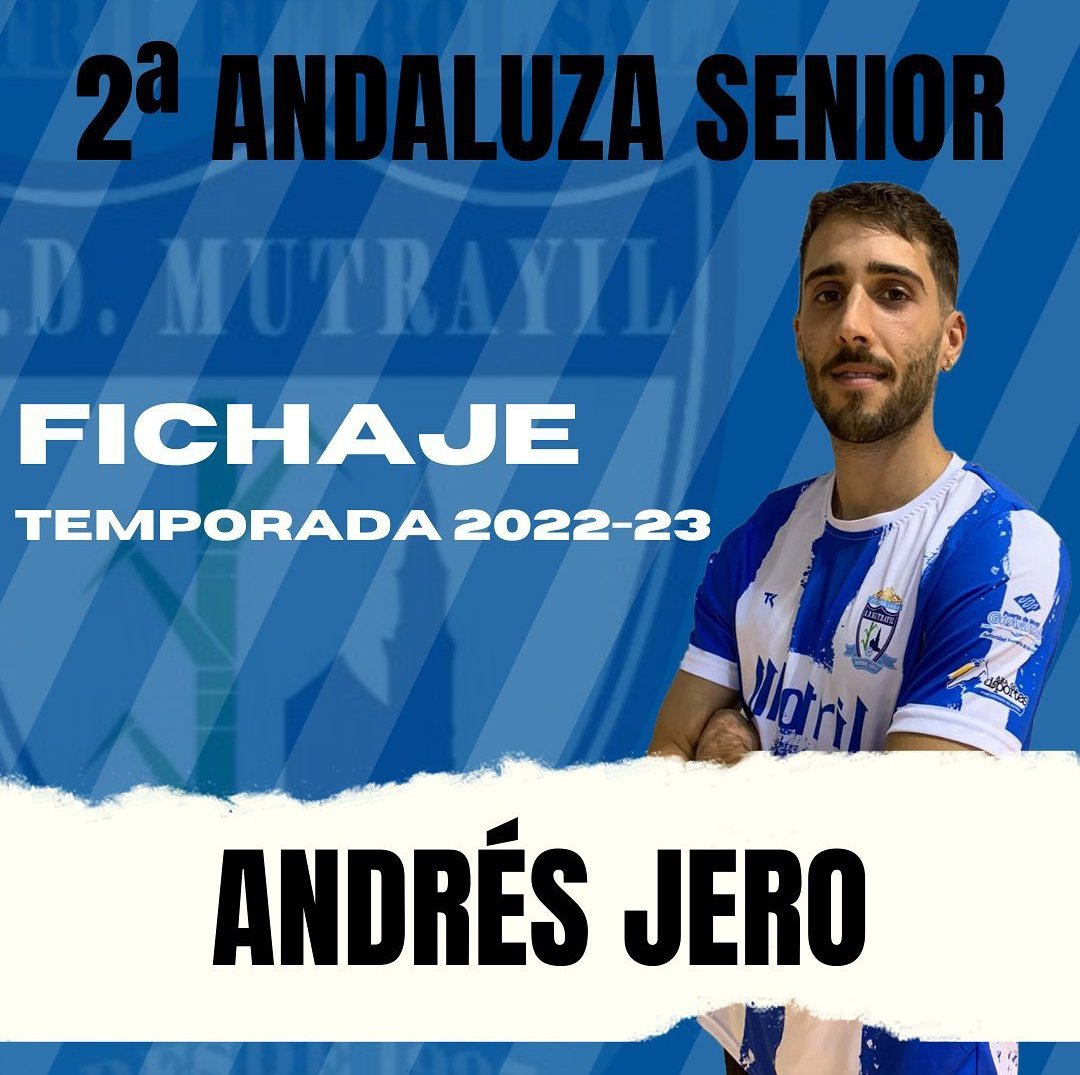 entorno5x5's tweet photo. 💥 🔄 FICHAJE / 2ª Andaluza ⚪🟢 💥
🗞️ El jugador @AndrsJernimo 🇪🇦 es nuevo jugador del #ADMutrayil 💙🤍 desde el principio de esta temporada (2022-2023), procedente del @arcobaleno_isp 🇮🇹 de la Serie A2 italiana 🇮🇹. ¡Mucha suerte al jugador y al club en su etapa juntos! 👏🏻 https://t.co/QKK9w3eMV1
