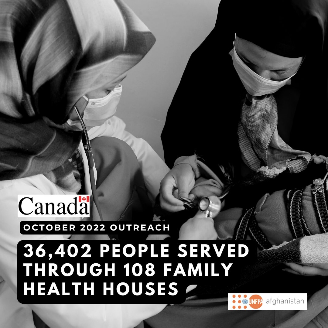 As frontline healthcare providers, #midwives play an essential role during emergencies. @UNFPA works with the Govt of #Canada 🇨🇦 to keep midwifery services running in 108 Family Health Houses in #Afghanistan