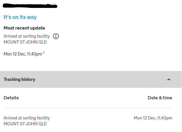 rickmonk's tweet photo. @auspost you should be ashamed that you leave parcels sitting around for 5 days at the #MtStJohn sorting facility (#Townsville) with no ETA. I'm not the only one waiting. #PoorPostalService #NoPost https://t.co/XJTsxHV1L6