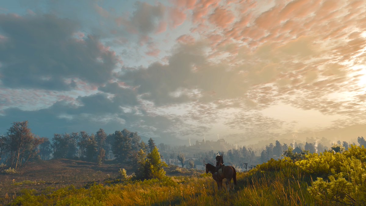 ivolite's tweet image. الصمتُ في حرمِ الجمَالِ .. جمَالُ 🤍
#PS5Share,
#TheWitcher3WildHunt