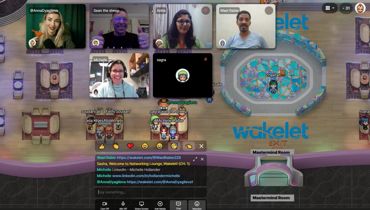 AnnaDyagileva1's tweet photo. 🥳This is what ✨sparks my💖so much!
🙌Super grateful for this 💃energized🔥 #virtualmeeting powered by @wakelet for #WakeletWrapUp!
✨My fav🔥📸🔥with these amazing people:
@Seanmc___ @anita27951095 @WaelRabie83 @TxTechChick @Doctor_Harves @MischMindset
#inclusion #Metaverse https://t.co/pm03NlBAic