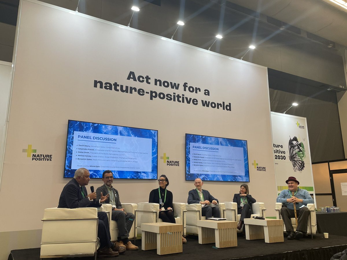 [#COP15] Making waves at the @CBD_COP15 with Amb. @sprasadfj « We are in the overtime zone, let’s get the job done! » a heartfelt plea to deliver on the #GBF 🌊 #NoParisWithoutMontreal #OceanForClimate