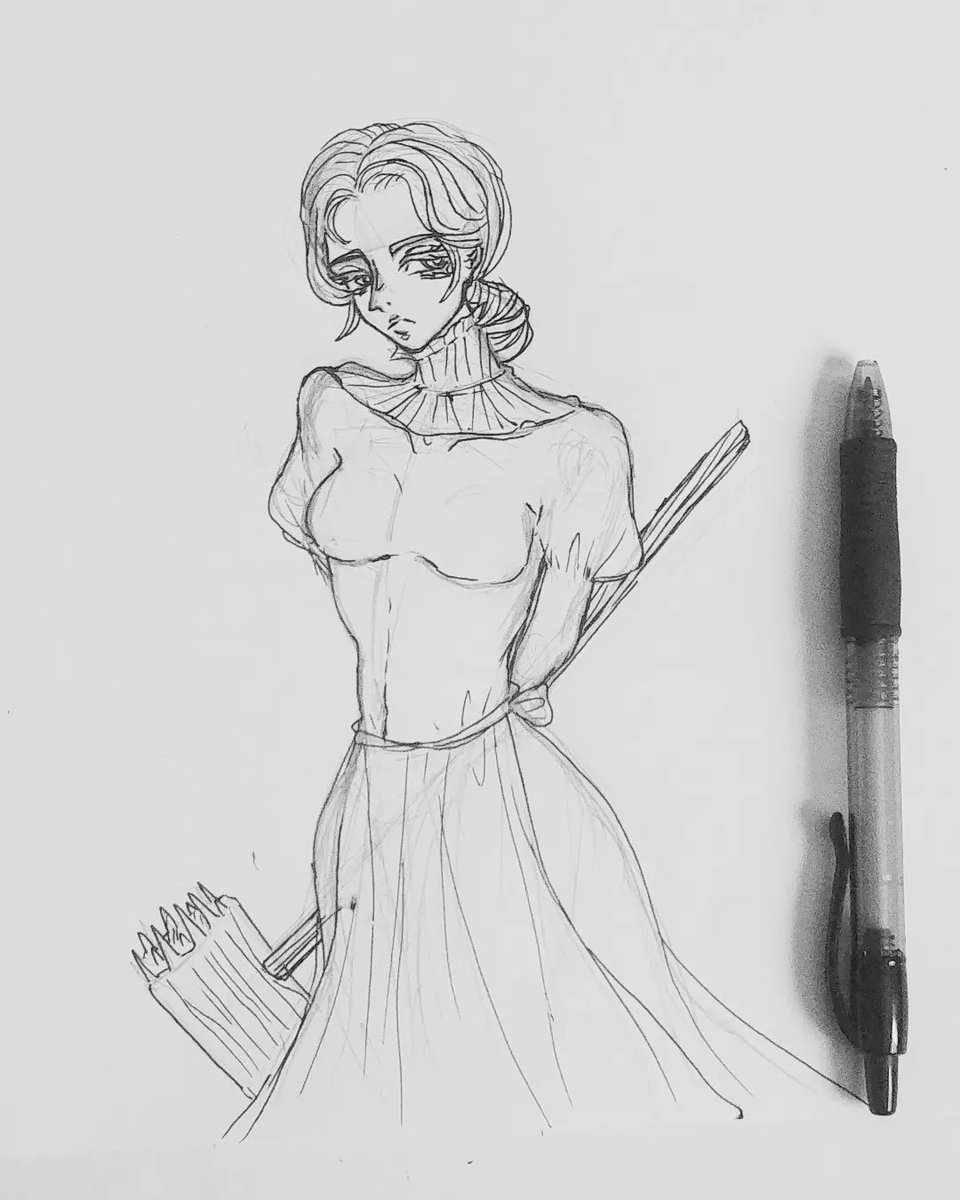 TheRiverTybur's tweet photo. The sketch of that #Laratybur drawing. For some reason I love how it looked like this.
#mstybur #warhammertitan #sketch https://t.co/8t2wvtwGBC