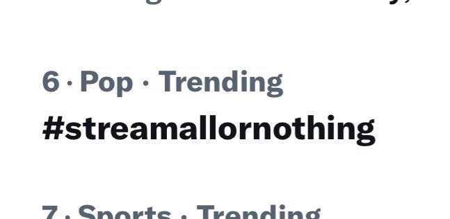 trending 💙 @HRVY @topicmusictv  #streamallornothing