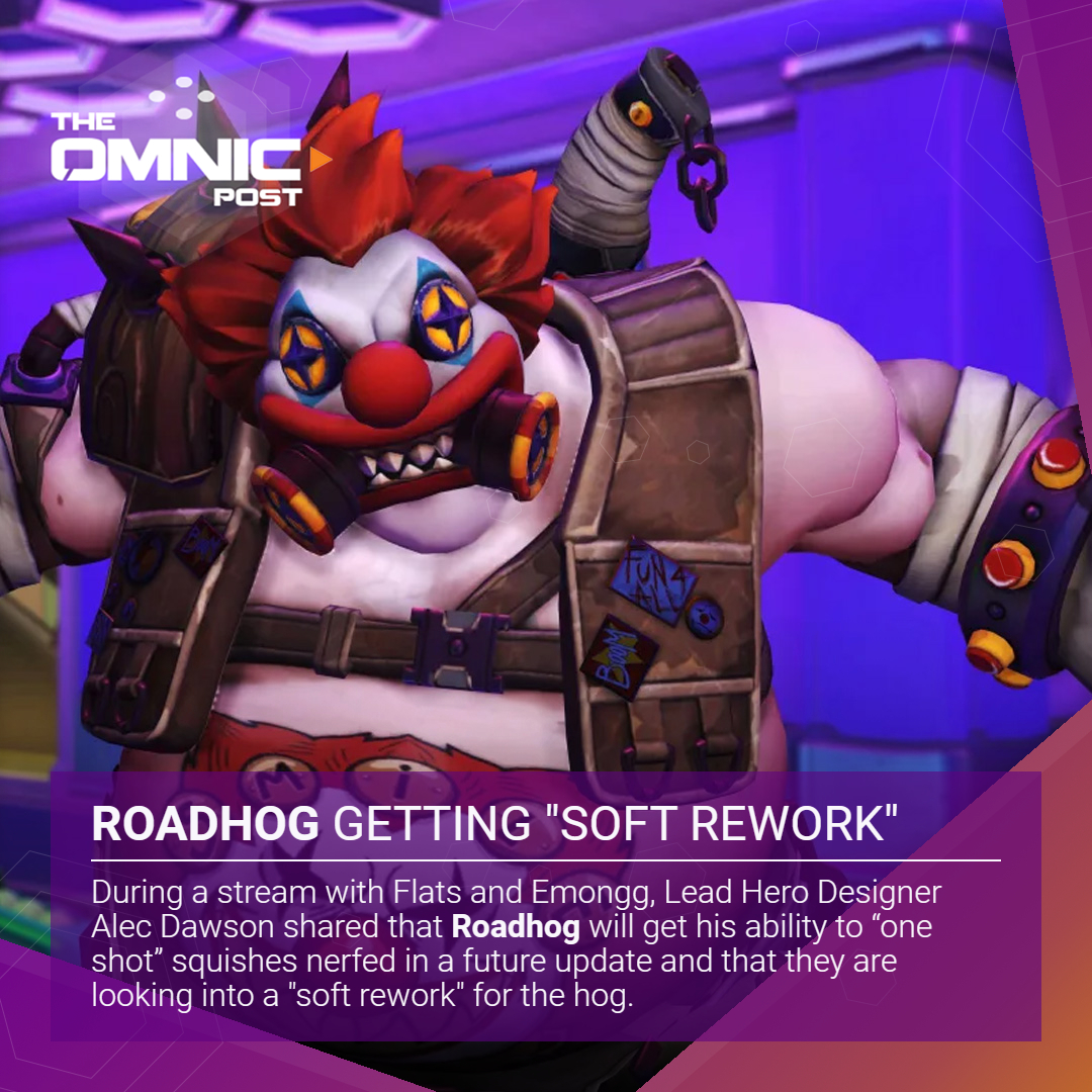 Hog Rework The Omnic Post - Overwatch News on Twitter: