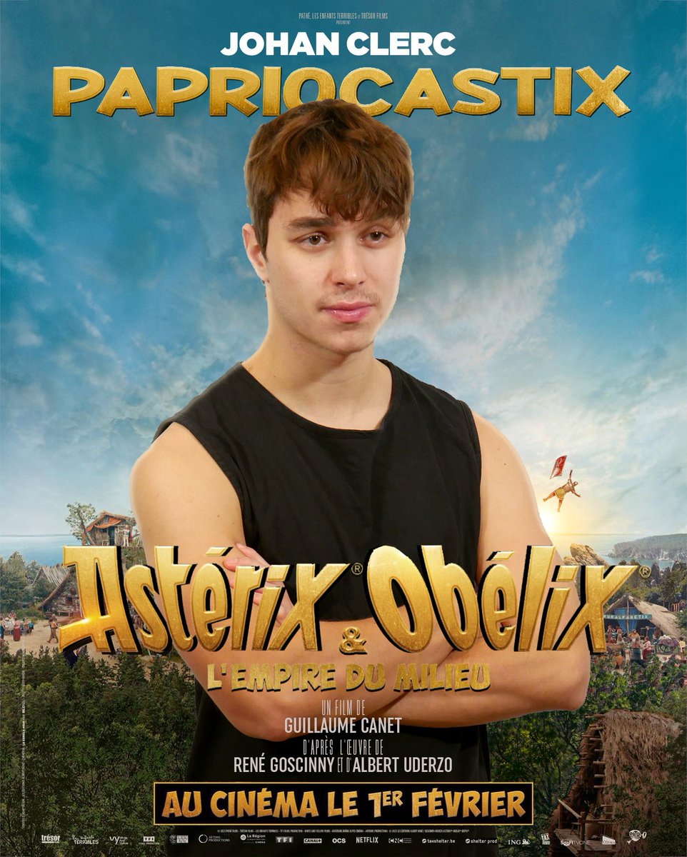 JohanClerc's tweet photo. @PatheFilms @asterixofficiel @JohanClerc n'est pas dans #AstérixEtObélixLEmpireDuMilieu de #GuillaumeCanet ! Au cinéma le 1er février. 
@asterixofficiel
 #AstérixEtObélix #TrésorFilms #LesEnfantsTerribles https://t.co/7f07t0X3KJ