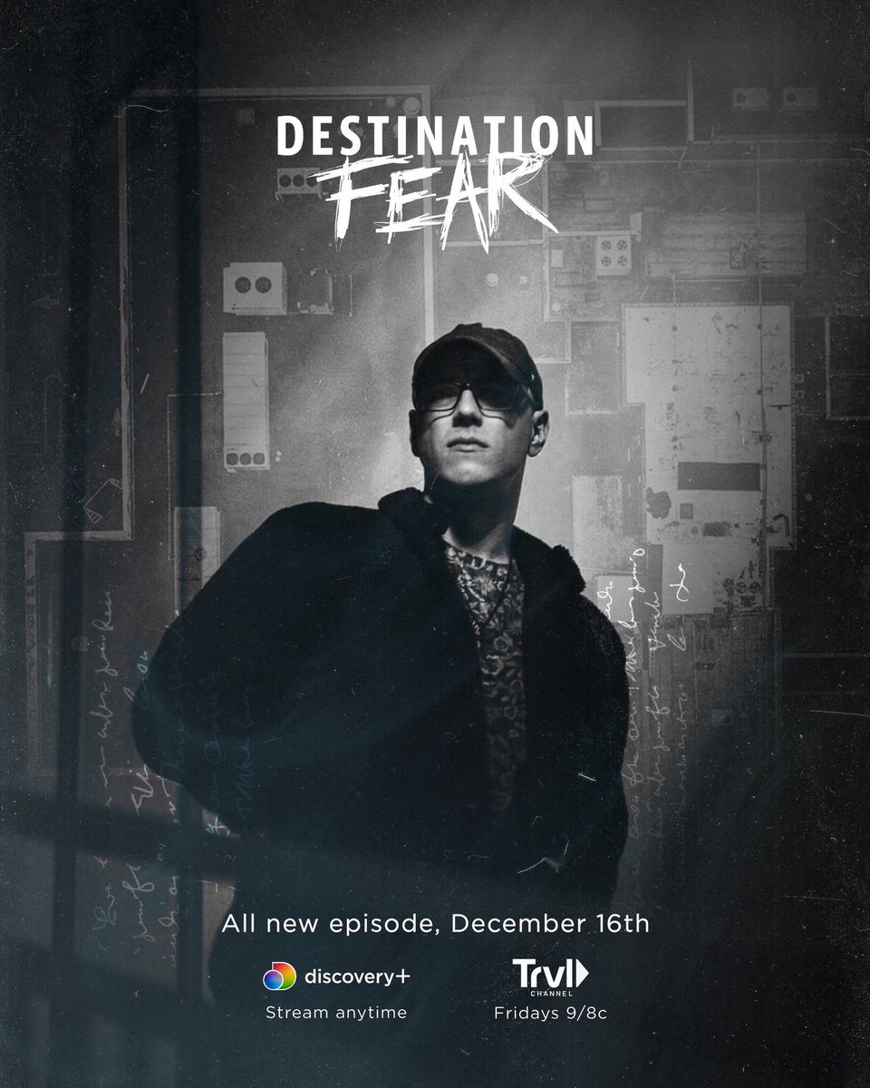 Abbey Kline (@abbeykdesign) on Twitter photo Tanner is finally in control… 😈
#DestinationFear is back this Friday to investigate the terrifying Harriman Hospital.
Stream anytime on <a href="/discoveryplus/">discovery+</a> or watch live 9|8c on <a href="/travelchannel/">Trvl Channel</a>
📸: <a href="/alexraynelson/">alex</a>
<a href="/Tanner_Wiseman/">Tanner Wiseman</a> <a href="/ChelseaLaden/">Chelsea Laden</a> <a href="/DakotaLaden/">Dakota Laden</a> <a href="/Alex_Schroeder4/">Alex Schroeder</a> Tanner is finally in control… 😈
#DestinationFear is back this Friday to investigate the terrifying Harriman Hospital.
Stream anytime on <a href="/discoveryplus/">discovery+</a> or watch live 9|8c on <a href="/travelchannel/">Trvl Channel</a>
📸: <a href="/alexraynelson/">alex</a>
<a href="/Tanner_Wiseman/">Tanner Wiseman</a> <a href="/ChelseaLaden/">Chelsea Laden</a> <a href="/DakotaLaden/">Dakota Laden</a> <a href="/Alex_Schroeder4/">Alex Schroeder</a>