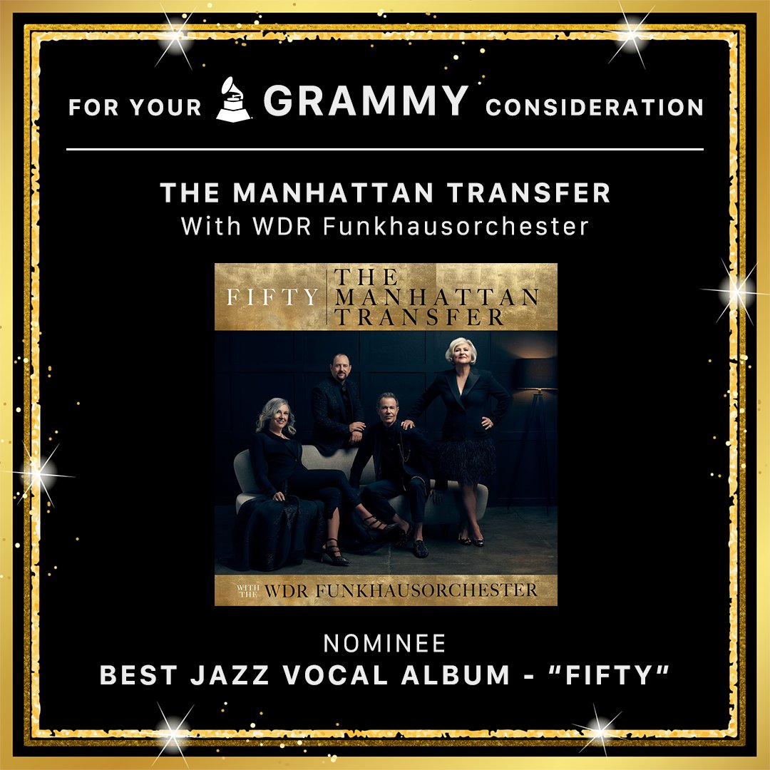#GRAMMY voting is open now! We’re honored to be nominated in the BEST JAZZ VOCAL ALBUM category for our new album FIFTY. ✨

#roadtoGRAMMYs #GRAMMYs #recordingacademy #vote4grammys @recordingacad