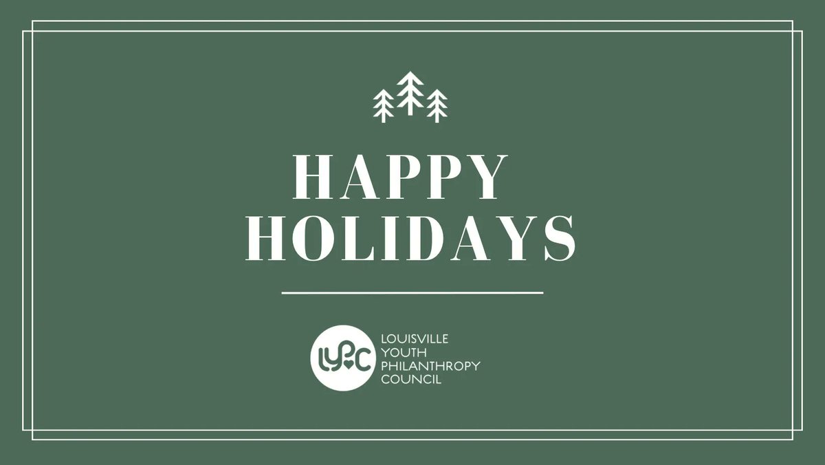 Happy Holidays from our LYPC family to yours. 🌲☃️