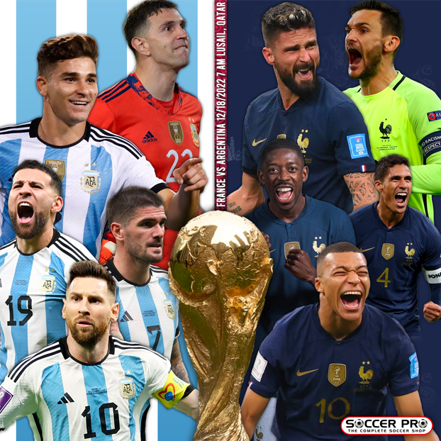 soccerproinc's tweet photo. The GOAT 🐐 vs The Champs 🏆
2022 World Cup showdown in Qatar
Heros will be made, legacies on the line https://t.co/Cmb2iSbxut