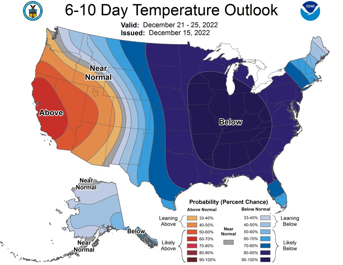 NWSIWX's tweet photo. BRRRR! Very cold Arctic airmass looks to make its way into the Midwest and Ohio Valley next week. Here is the Climate Prediction Center outlook for days 6 through 10. Get your winter gear ready! #INwx #OHwx #MIwx https://t.co/pyqTvoyBfa