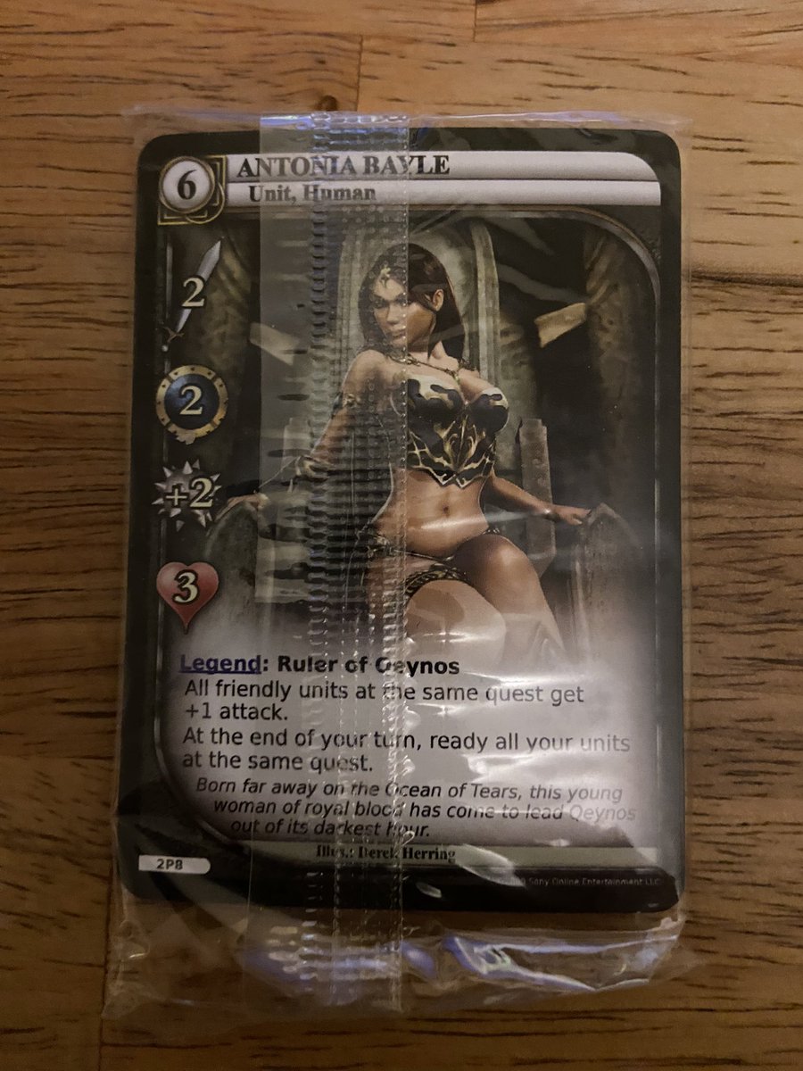 DellmonEQ2's tweet photo. @EverQuestShow @IsaacMooers There were physical LoN cards that were given away as shwag at a past #SOELive years ago. I still have mine (mint in box / wrapper). While not exactly #EQ, they are kind of close… https://t.co/zDtnGP3Nnz