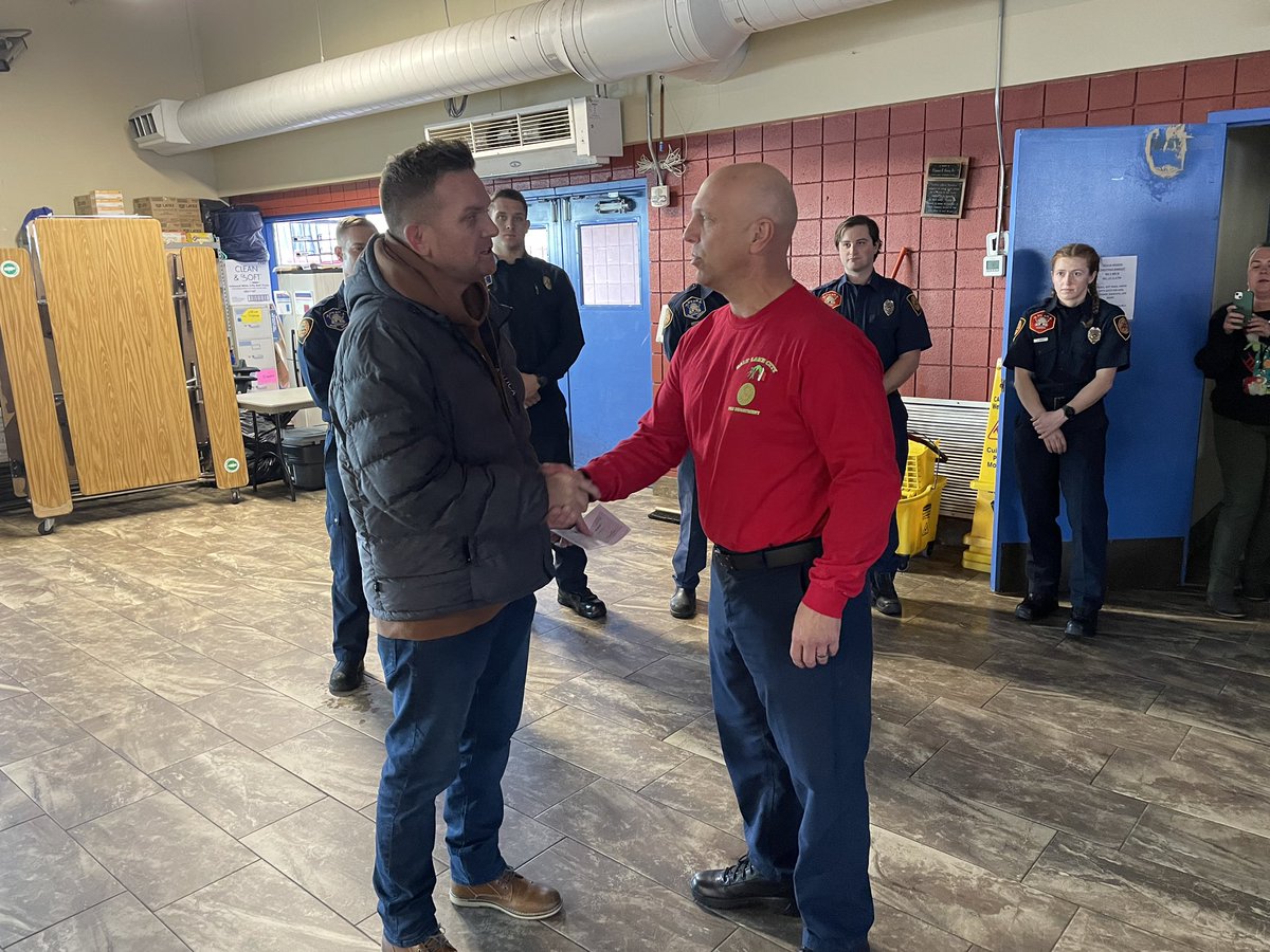 Today, it was my privilege to deliver to Catholic Community Services the proceeds of <a href="/slcfire/">Salt Lake City Fire Department</a>’s annual holiday fundraiser. Thank you to <a href="/CCSUT/">Catholic Community Services of Utah</a> for serving our neighbors who need some extra help this holiday season and all year round.