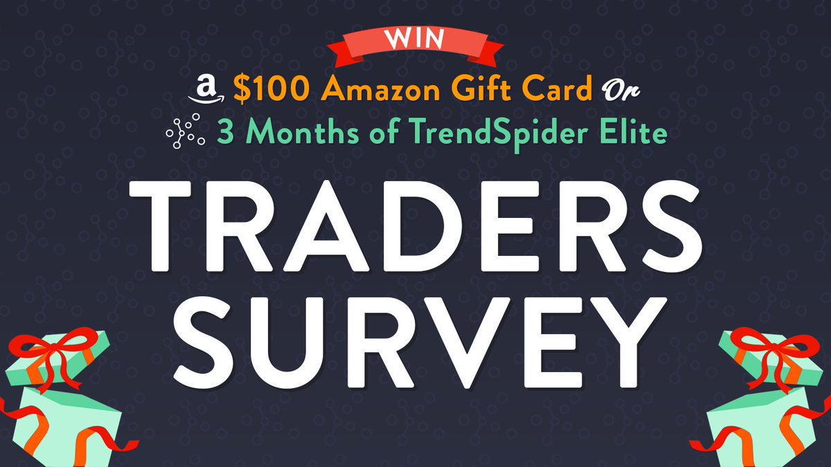 TrendSpider's tweet photo. We need help conducting market research in an effort to learn more about traders so we can build better products.

As a thank you, 3 random respondents will win either a $100 $AMZN Gift Card or 3 months of TrendSpider Elite! Draw on 12/23

📝https://t.co/r3IVP8DkQU https://t.co/tbKHeBWpaK