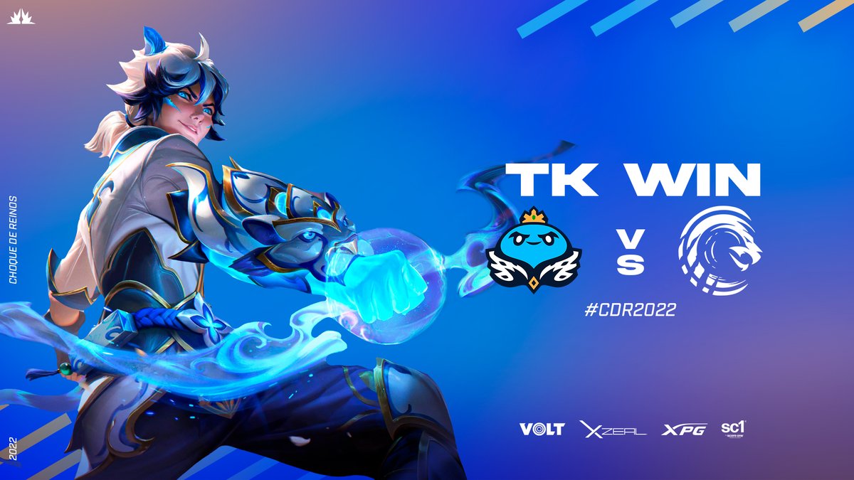 ¡TK Se lleva la victoria y con esto llega a semifinales!
Muchas gracias a @kralik_co y demostrarnos en todo este torneo que, aunque vayas en el fondo puedes resurgir, muy buenas partidas esperamos enfrentarnos nuevamente contra ustedes
#CDR