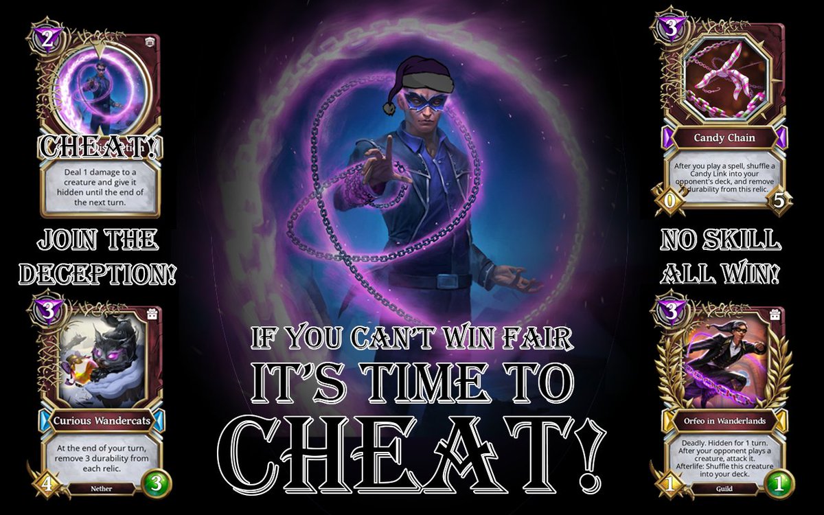 #JINGUBELLS <a href="/GodsUnchained/">Gods Unchained</a> 

I look forward to season 2 and new god powers. After two years I'm tired of cheat.