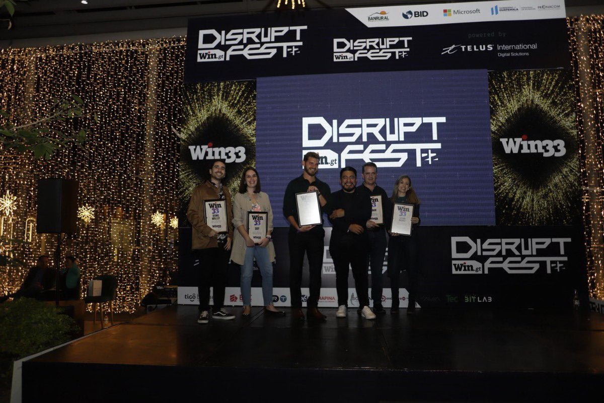 Pablopezduran's tweet photo. Thanks Win for recognizing @DiscoverMustGt as one of the fastest-growing startups in Guatemala. I'm so grateful for the recognition and the opportunity to be a part of the amazing startup ecosystem here. #win33 https://t.co/G5pXJO9VuN