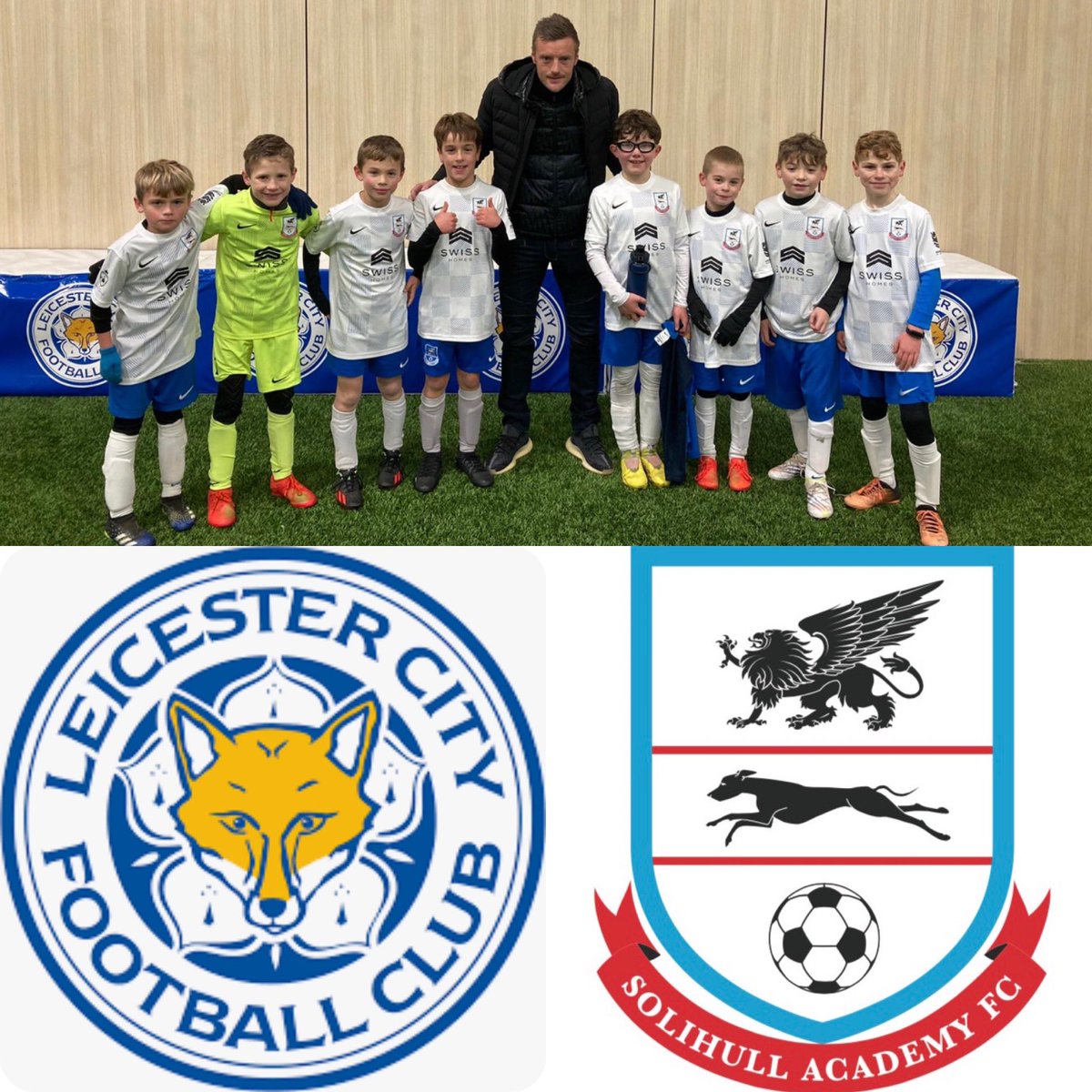 SolihullAcadFC's tweet image. Another fantastic night for our @jpluk u9’s playing against @LCFC Cat 1 Academy squad, great experience for our talented boys and having @JamieVardy Jamie Vardy pitch side made it an even more special experience.

#solihullacademyfc
#AllAboutDevelopment