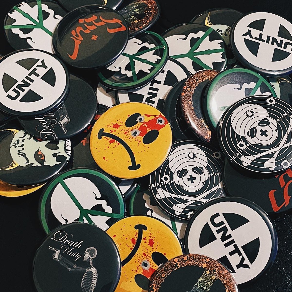 deathandunity's tweet image. Buttons available this Saturday @ the pop up! 1728 St. Clair Ave 7PM🏴‍☠️🤝