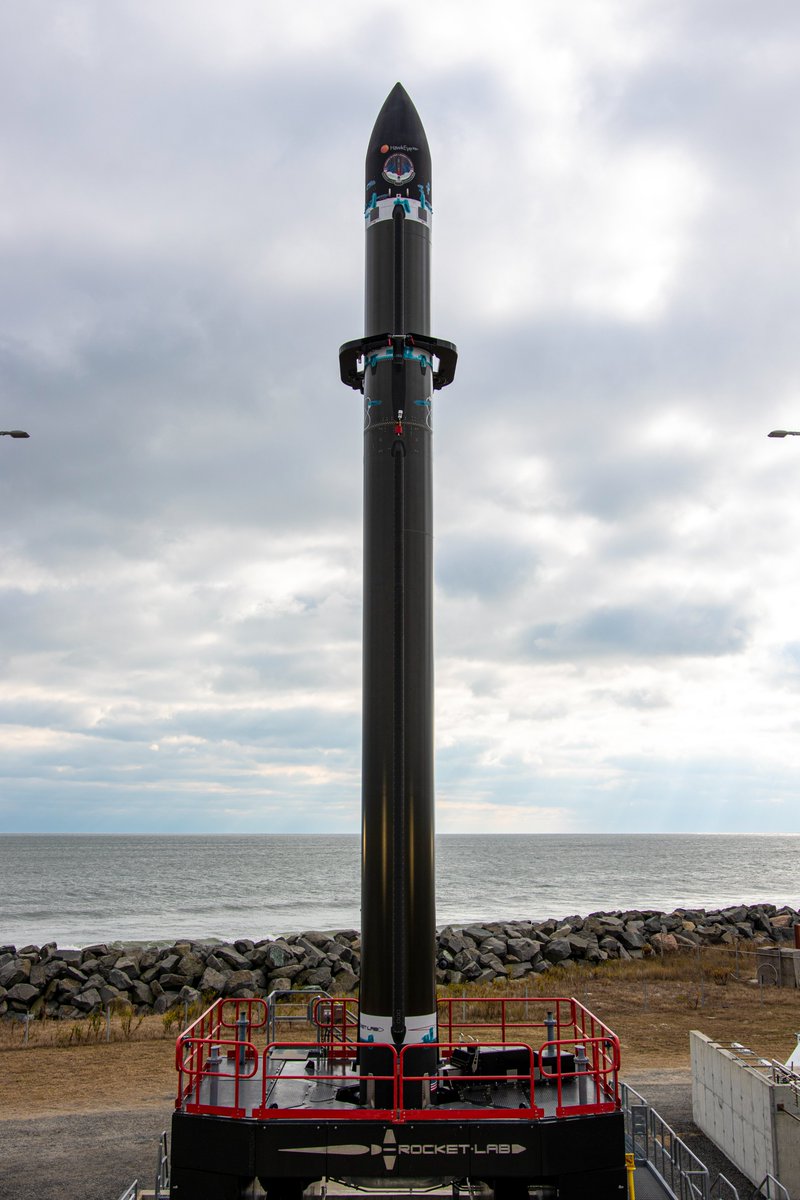 RocketLab's tweet photo. Electron is on the pad and ready to fly, but with NASA &amp; the FAA working to close out final documentation required for launch, we’re now targeting no earlier than Sunday December 18 for our first mission from Wallops. Stay tuned for updates! https://t.co/iUg48vkFSg