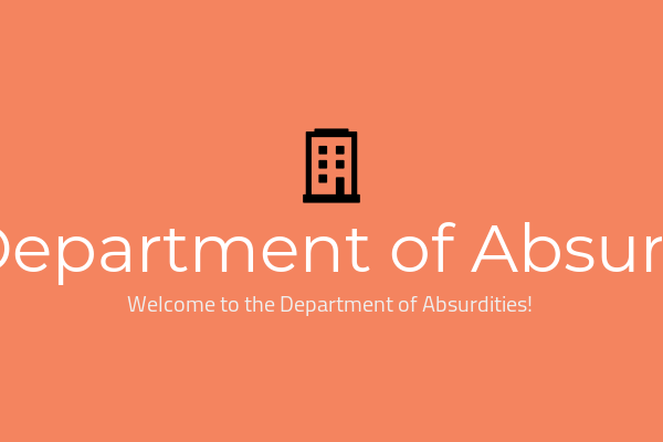 awful_startups's tweet photo. The Department of Absurdities | The Department of Absurdities is a government organization that deals with the absurd. We're here to make the world a more absurd place!

#artificialintelligence https://t.co/ddc7usfUP0