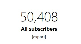 🚀🚀🚀50k readers! Great way to end the year🥳 This wouldn't be possible without @xtina1225, @CChangs, @MJenkins88, @os7borne, @HelenFemix, @itssophievo, @CallMeGillette, @michelleisvc, @AnalisaRuff, @dsem221, @DezFleming, @julieverhage @MohammadSHamdy and Ning Ye! Thank you🙏