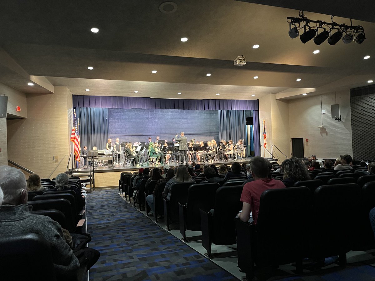 Excited to be at tonight’s Concert Band and Jazz Band Concert tonight. Go, Royal Bands!