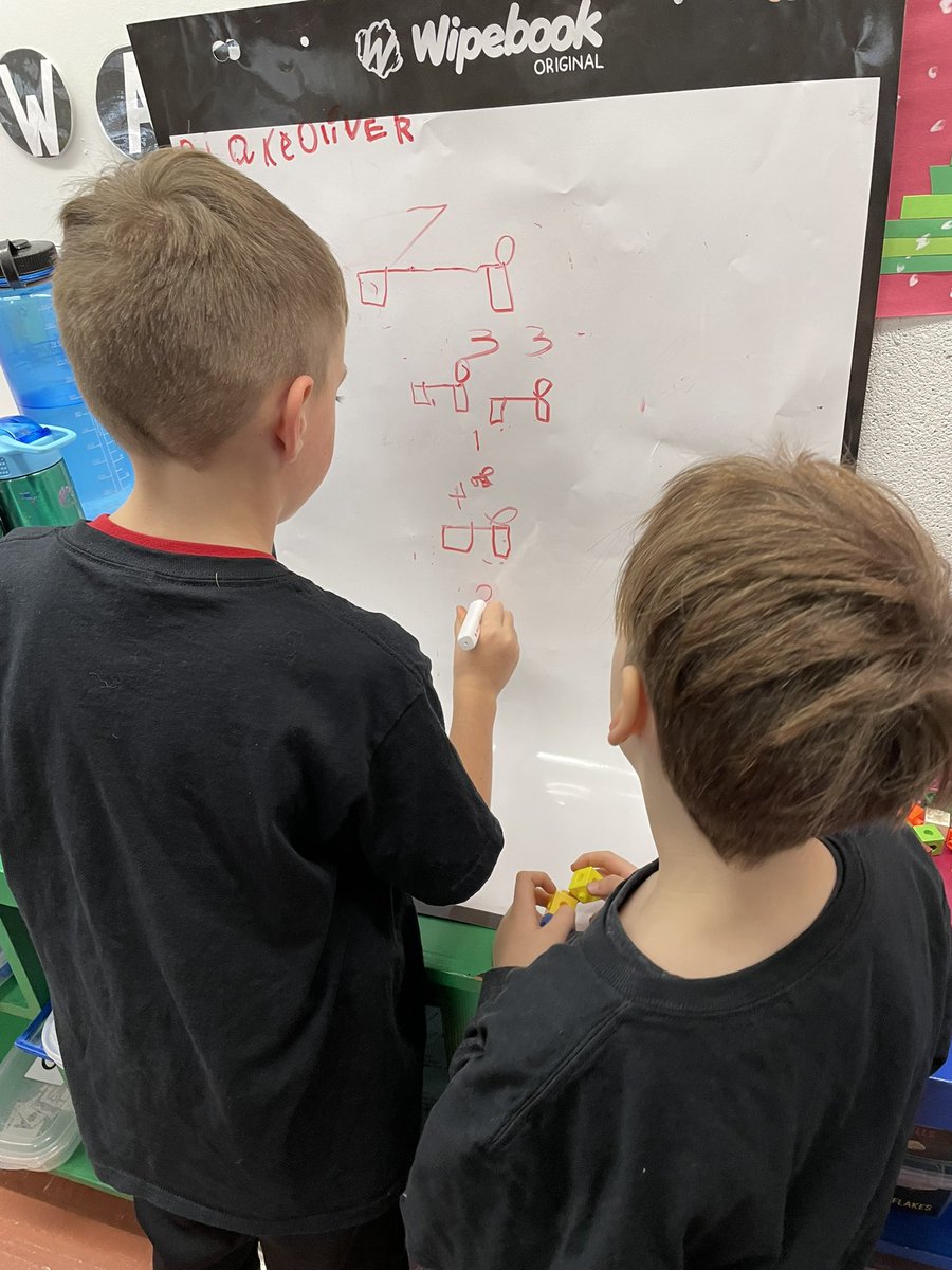mrsbowesteaches's tweet image. Our first @thinkingclssrms was a hit. Students worked in pairs, using 1 marker, 20 unifix cubes and their brain boards to try and solve our measurement (length) problem. After we finished we shared our thinking and strategies. #thinkingclassroom #handsonmath #wordproblem