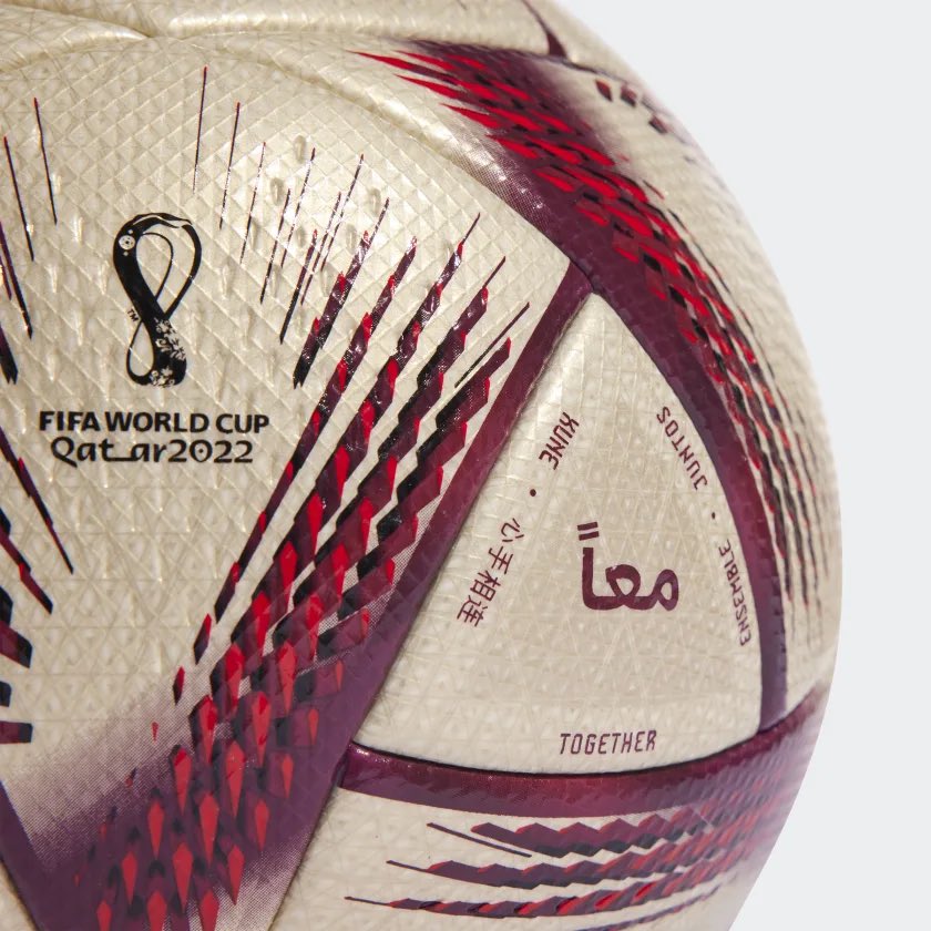 UEAesperanto's tweet photo. Al Rihla kaj Al Hilm: Esperanto sur la pilkoj de la Futbala Mondpokalo 2022 ⚽️ 

Adidas kaj FIFA elektis utiligi Esperanton kiel unu el la lingvoj aperantaj sur la oficialaj pilkoj.

UEA kaj TEFA (Tutmonda Esperanta Futbala Asocio) gratulas pro tiu elekto. https://t.co/Obp3xMyGhM https://t.co/NFEN0zF0I2