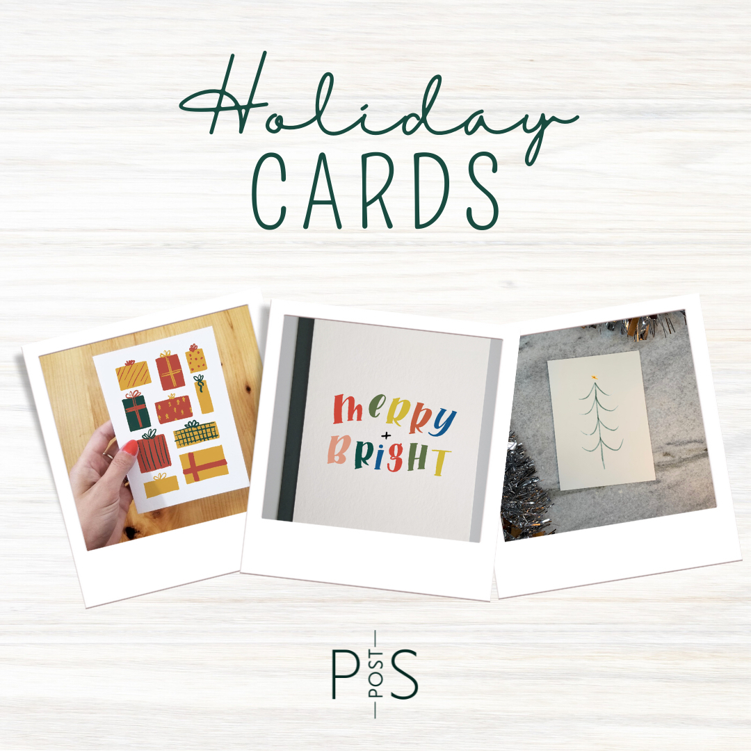 pspostco's tweet image. The perfect holiday gift is the one that the recipient gets to choose! Pick out a card at PSPost.co and add a gift card, then let your gift-getter pick out something they actually want. Everyone wins! Hoorah! 

#pspost #snailmail #handwrittencard #usps #letter...