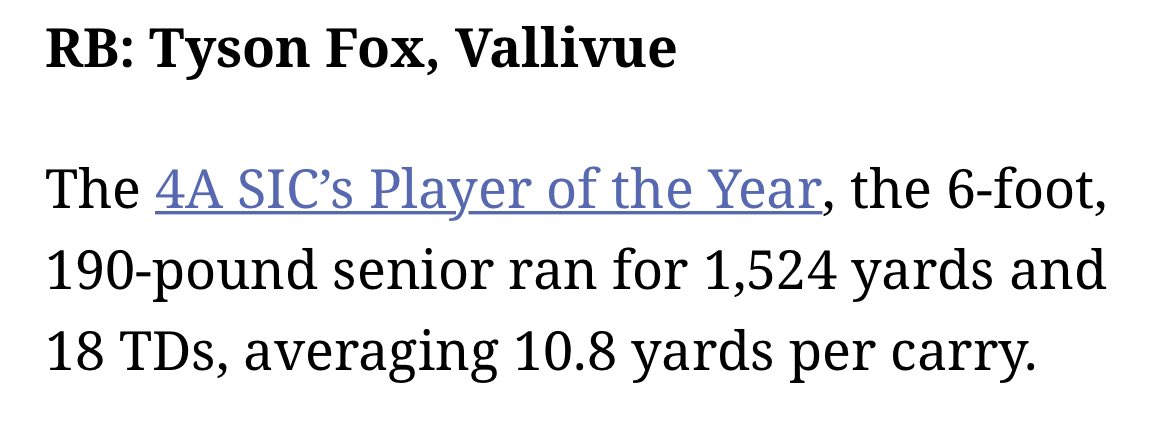 Blessed to be named First Team All State! <a href="/VfFootball/">C-hill</a>