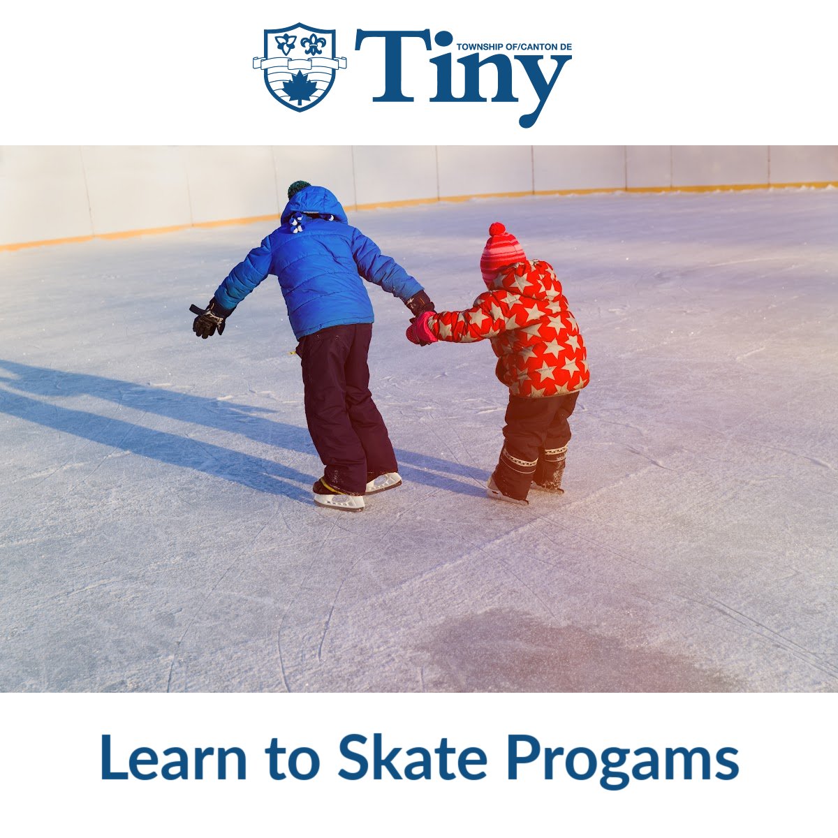 Child Skating Programs 

<a href="/tinytownship/">Township of Tiny</a> offers three skill levels at three outdoor rinks - Lafontaine, Wyevale and Perkinsfield.

Find out more and register now at zcu.io/si36 

#TinyTownship #learntoskate #powerskating #skatingbasics #community #culture #NorthSimcoe