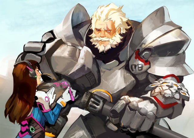 DailyDva's tweet image. Day 15: 

DVa: Why so serious, Reinhardt?
Reinhardt (interrupting): I'm gloriously fine!
DVa: You're supposed to be the fun one! Why stop at "glorious"? Being "victorious"?
Reinhardt: Ha ha, you got it!

Artwork: velinxi.tumblr.com/image/18111928…

#Overwatch2 #Overwatchdva #dva