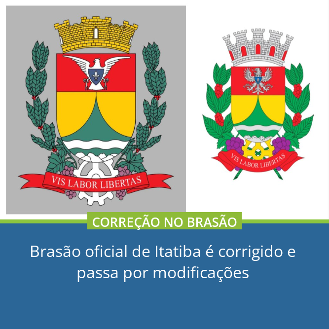 pdcItatiba's tweet photo. FOI CORRIGIDO: O novo brasão agora está em conformidade com as regras da Heráldica.
Leia mais em: https://t.co/WfBCeuAvul
#itatiba #itatiba_sp #itatibacity #itatibasp https://t.co/a6qK5r1fQL