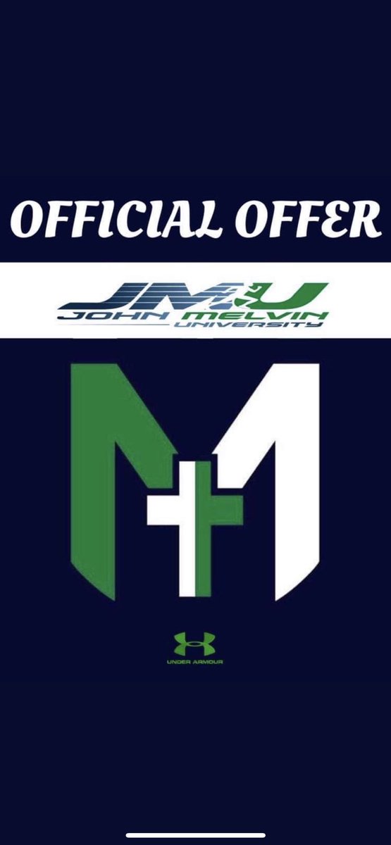Blessed to receive a offer from <a href="/JohnMelvinU/">John_Melvin_University</a>