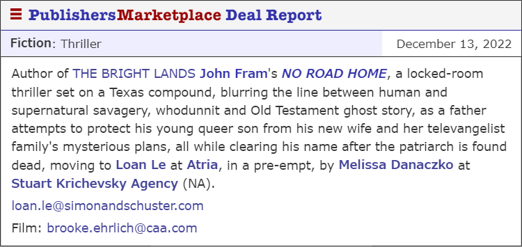 John Fram tweet media