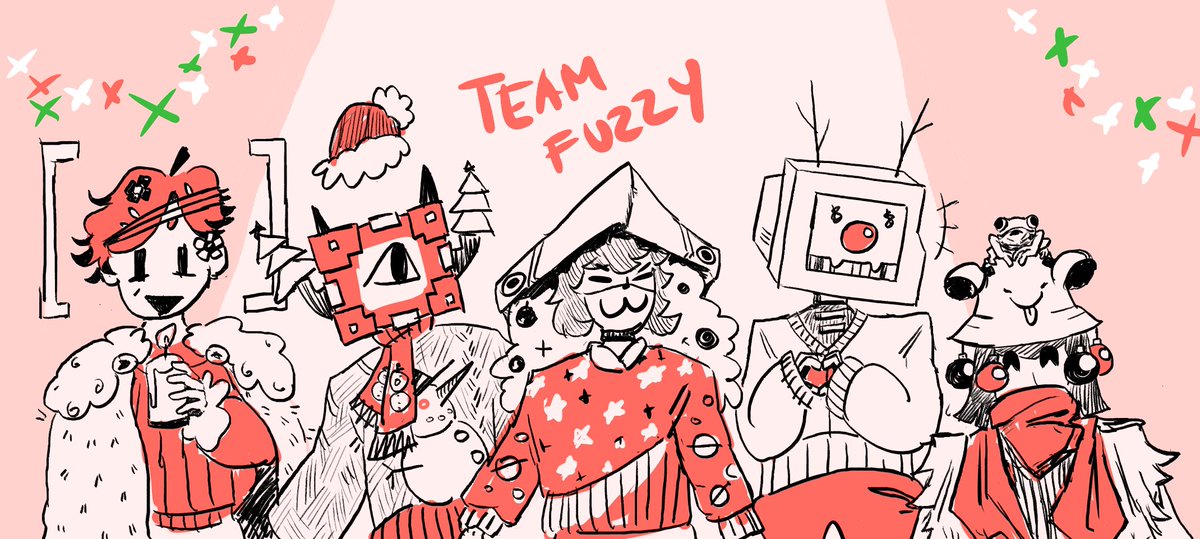 #blockwarsfanart Team🧥
2/5 of the team won't be subbed out this time :copium:
<a href="/LucozadeBottle/">Byrt</a> and the others tagged in tags smile