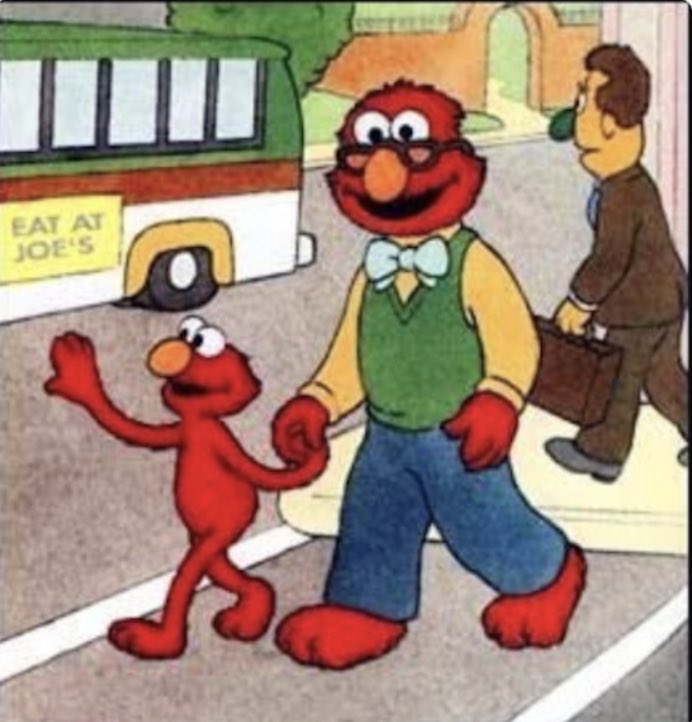 FutureFireDad's tweet photo. “Excuse me, sir?  Your son is butt naked crossing the street.” https://t.co/sCWXRsxrj5
