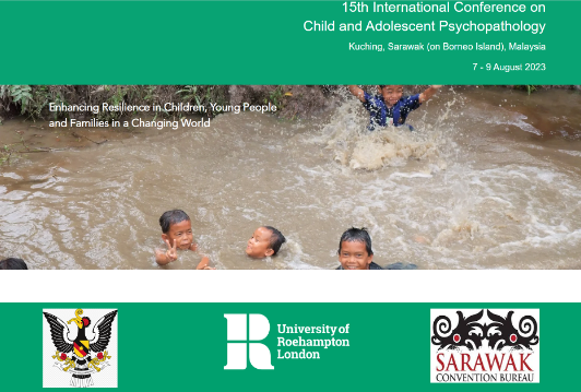 CeciliaEssau's tweet photo. The 15th International Conference on Child and Adolescent Psychopathology (ICCAP2023) will be held in Kuching, Sarawak (on Borneo Island), Malaysia from the 7th to 9th August 2023. 
https://t.co/G1BXm7r9MR https://t.co/gOrQr2s20X