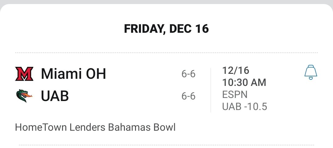 Just an absolute degenerate masterpiece. Two average football teams playing a game in the tropics during brunch. I love bowl season.