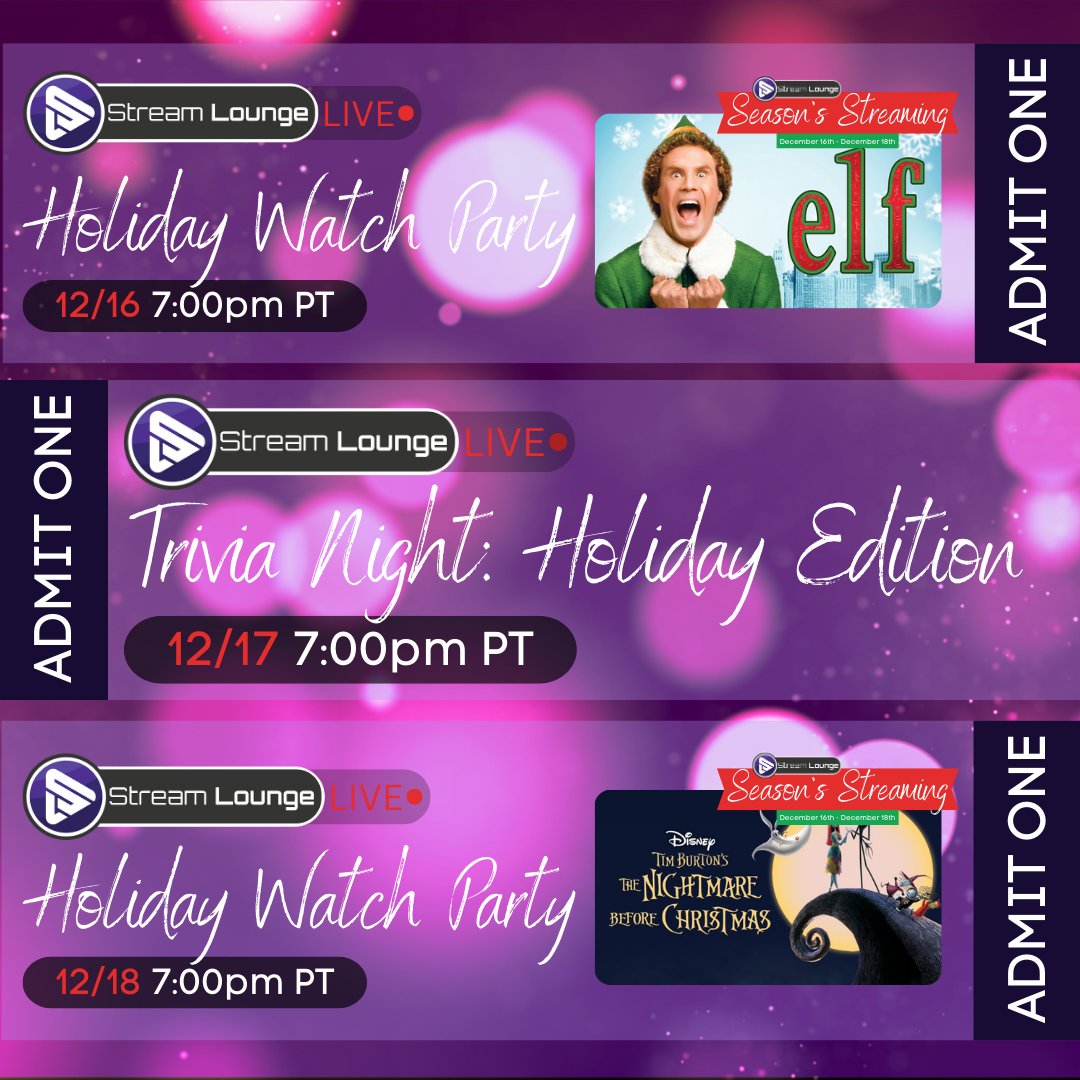 Don't forget that you have on call tickets for this weekend's #SeasonsStreaming events! 

Join the celebration live all weekend long.