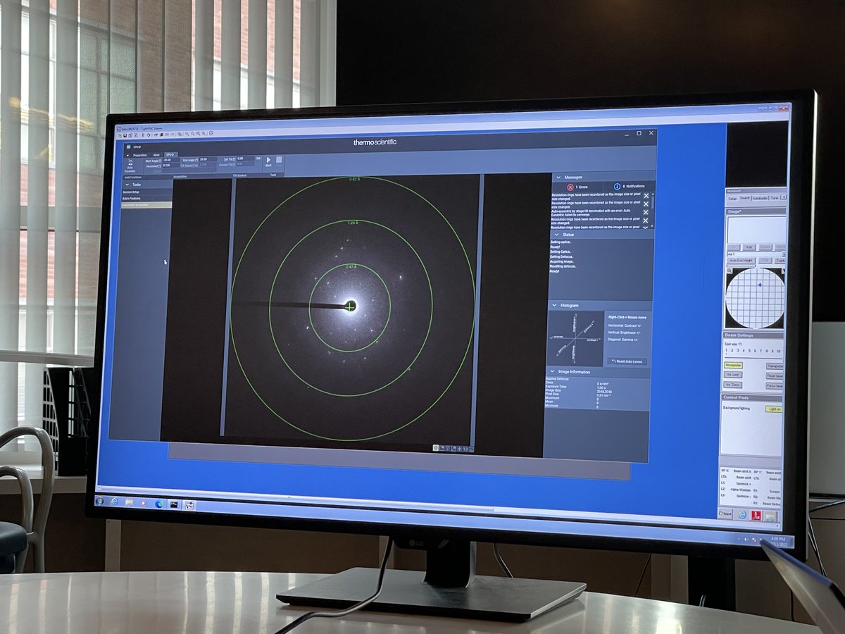 SagarChittori's tweet image. Had a great time at the #MicroED workshop at #UCLA organized by @gonenlab and @BrentNannenga. Special kudos to all speakers and instructors including @ThermoFisher team for complementing excellent lectures with practical sessions covering sample prep to structure determination.