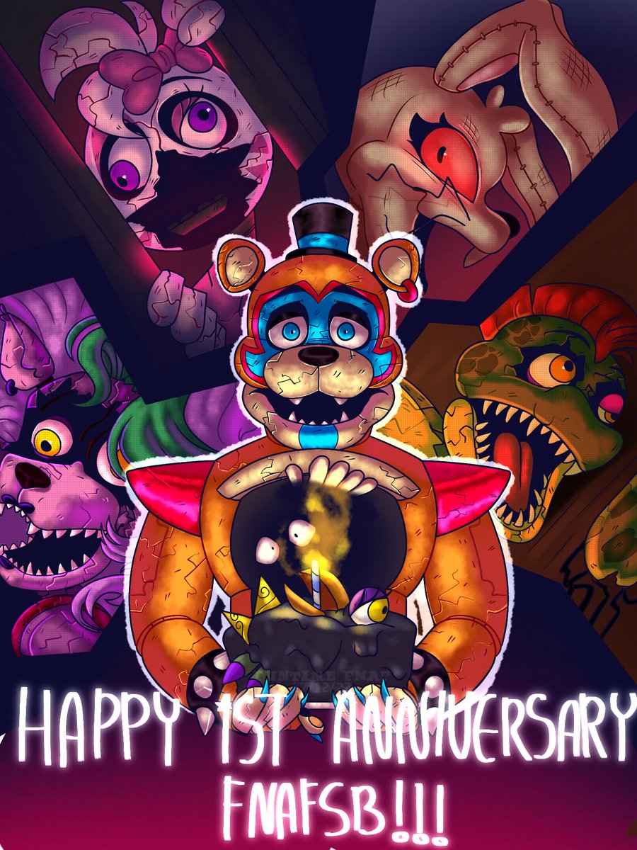 Coksi🌱 on X: Happy late FNaF anniversary lol can't believe it's been 6  years already 😳 #fnaf #fnaf1 #FiveNightsAtFreddys #fnafart #fnaffanart  #fnafanniversary #freddyfazbear #robot #animatronic #digitalart   / X