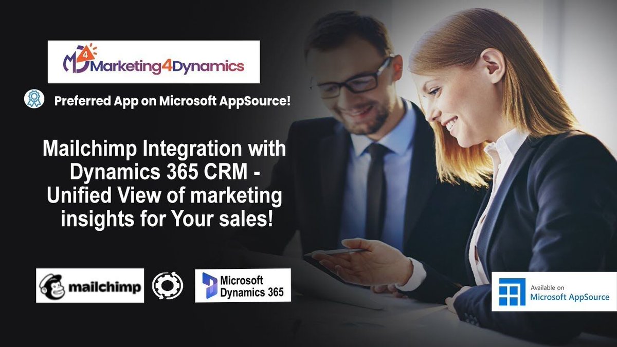 inogic's tweet image. @Mailchimp and Dynamics 365 CRM Integration - Get the best of both worlds with Marketing4Dynamics app!

bit.ly/3Yp7sak

#mailchimp #mailchimpintegration #dynamics365 #emailmarketing #emarketing #MSDyn365