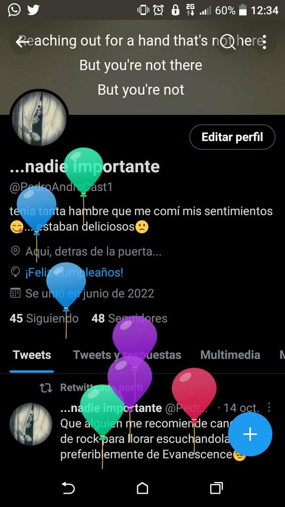 PedroAndrsCast1's tweet photo. Aparecieron globos en mi perfil 🤔 https://t.co/8I1O3xUBu0