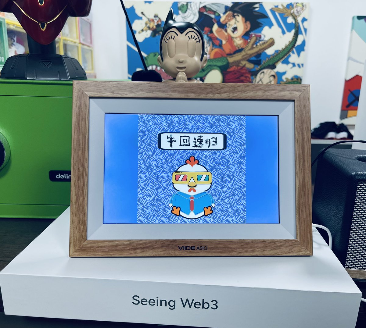 这里跟 <a href="/OddOwlClub/">OddOwl Club🦉VIIDE</a> 项目方道个歉，之前给我空投，里面有一个数字相框和一双丝袜，我拍了个开箱视频，我以为OOC的核心产品是丝袜，没有介绍数字相框，是我的失误，其他博主已经介绍过这个产品了，那我就简单的用这个产品给大家展示个鸡吧！#NFTs #NFTCommunity #NFTGiveways #Web3 #Airdrop