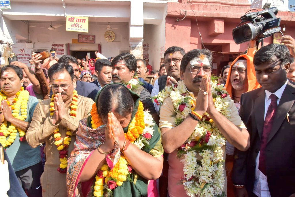CM Hemant Soren Baidyanath temple