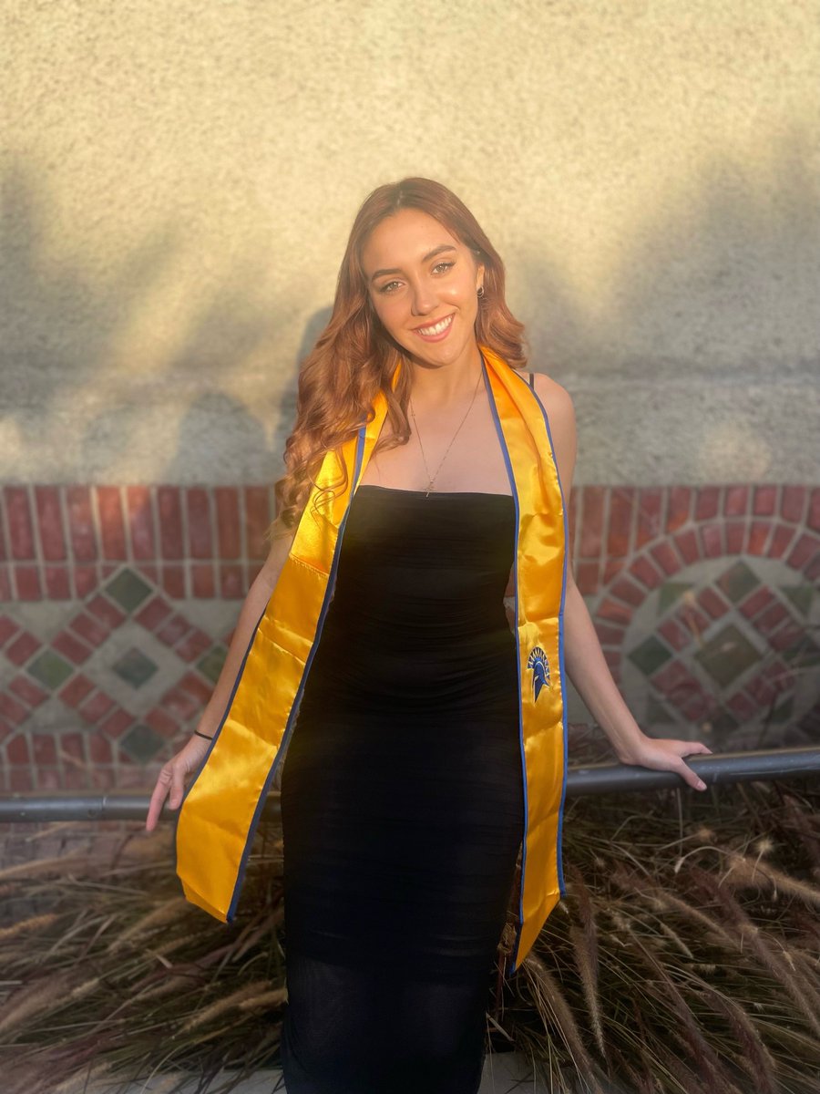 sjsuwsoc's tweet image. Congratulations Sabrina Weinman! 

Today she graduated with a degree in Kinesiology, specializing in Rehabilitation Sciences! 🎓✨🤩

Thankfully, Sabrina will be staying with us one more year to complete her Masters! ⚽️

#AllSpartans | #Believe33 | #SJSUGrad